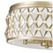 Z-Lite Harden Flush mount, 5-Light, 20.25 In.W x 8.25 In.H, Modern Gold/White 1948F20-MGLD - alternate 2